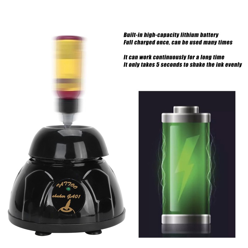 USB Charging Electric Tattoo Pigment Ink Shaker Nail Polish UV