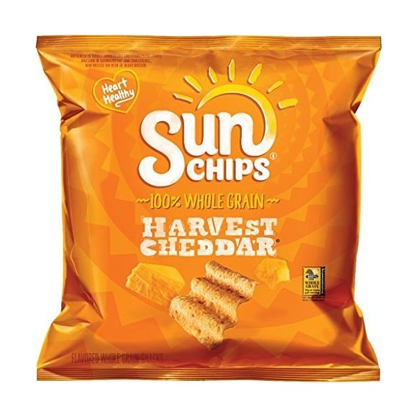Sunchips Multigrain, Harvest Cheddar, 1 Oz,Pack of 40