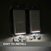 2Pack SOZULAMP Illuminated Light Switch-Single Pole Wall Switch with Night