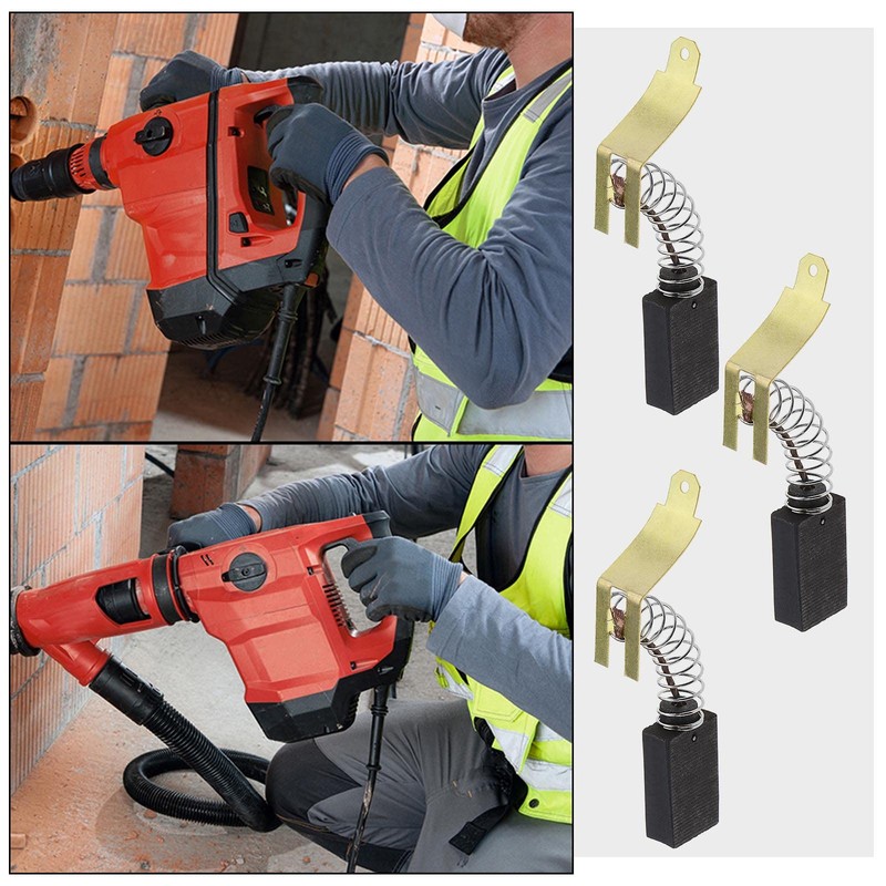Micro Traders 2 Pairs Carbon Brushes Compatible with Hilti TE60