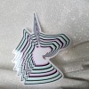 Moonlight Jade STKR087 UNICORN Lover Psychedelic Black White Lilac Light