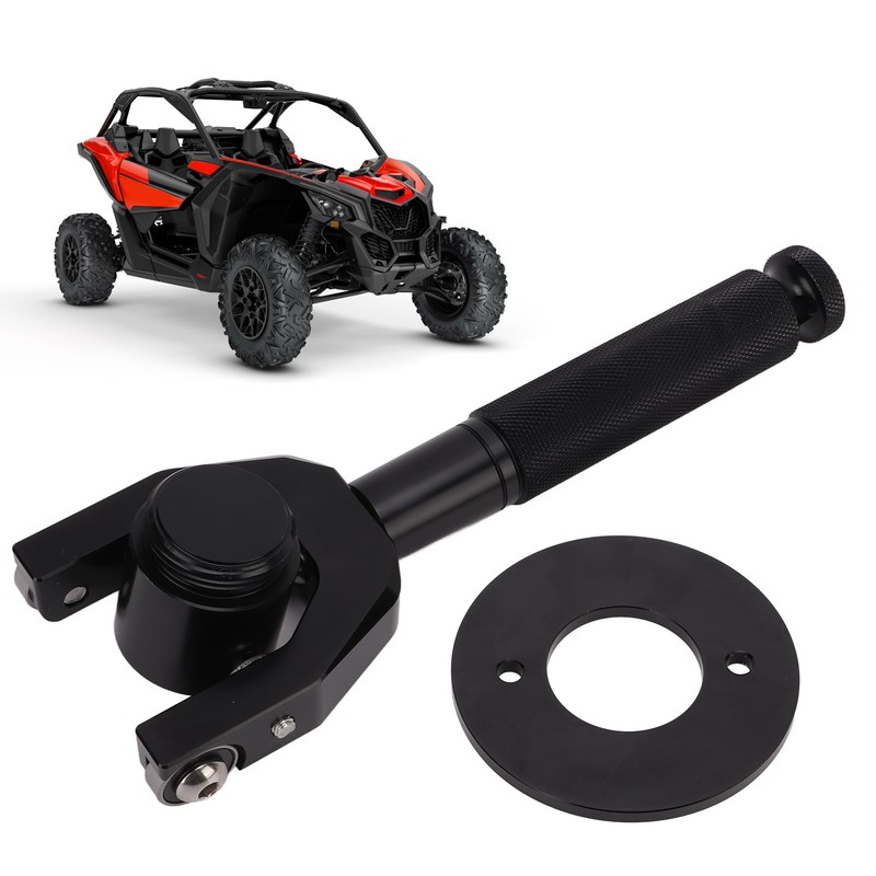 Clutch Belt Changing Tool Kit Anti Slip Aluminum Alloy Black