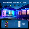 200ft Permanent Outdoor Lights for House, App & Remote Control,