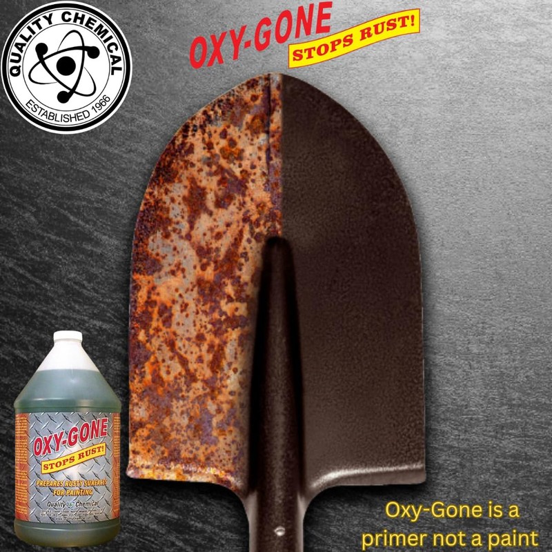 Quality Chemical Oxy-Gone Rust Remover and Metal Treatment - Rust