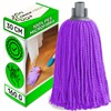 Universal Purple Microfibre Mop Head has a length of 30
