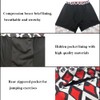 Poker Mens Swim Trunks with Compression Liner Quick Dry 2