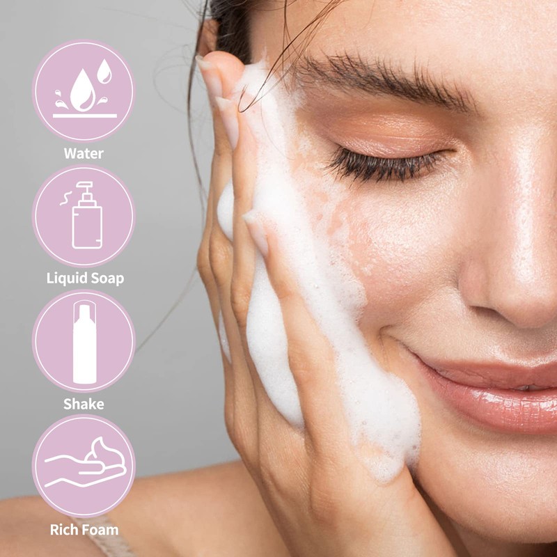 ROMROC 2 oz Soap Foam Bottle 24 PCS Empty Travel