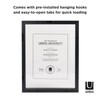 Umbra Frame for Displaying Documents, Diploma, Certificate, Photo or Artwork,
