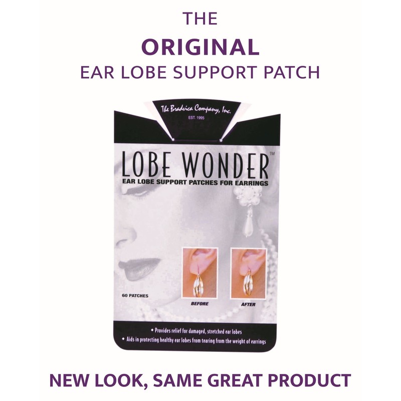Lobe Wonder - The Original Ear Lobe Support Patch for
