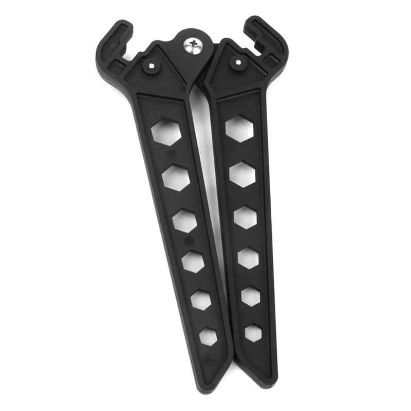 VILLFUL Bow Stand Archery Scissors Arrow Kick Holder Abs 36cm