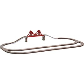 NameTrain Long Oval with Bridge Track Set - Made in USA