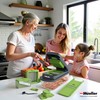 Mueller Pro-Series 10-in-1, 8 Blade Vegetable Chopper, Onion Mincer, Cutter,
