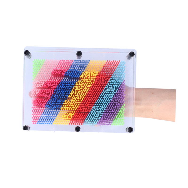 Pin Art Toy 3D Plastic Board Hand Print Model Cloning