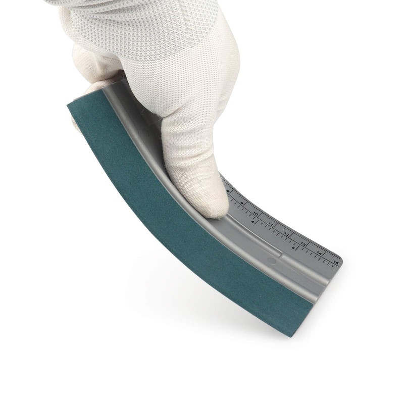 FOSHIO Car Vinyl Wrapping 6-inch Felt Squeegee with Length Measurement
