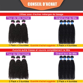 RICHAIR Brazilian 3 Remy Woven Bundles Hair Extensions with Closure, Natural Black, 100 g / Piece 18 Inch 4 Bundles