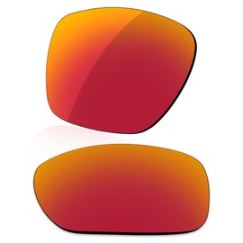 LenzReborn Polarized Lenses Replacement for Oakley TwoFace XL OO9350 Sunglass - Fire Red - Polarized Mirrored