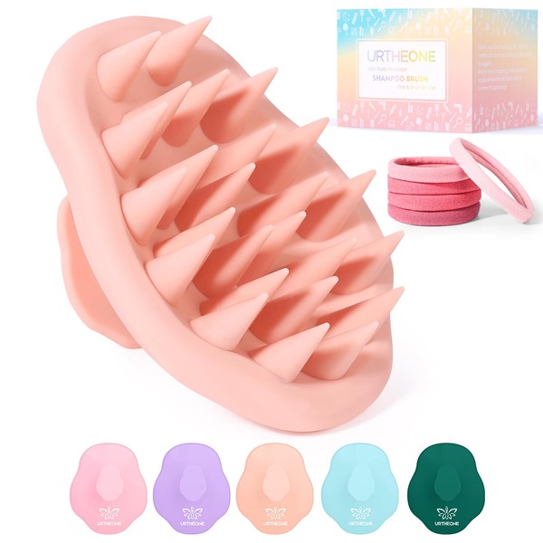URTHEONE Scalp Massager Shampoo Brush for Hair Growth,Soft Silicone Scalp