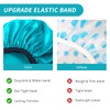 Aquior Shower Cap for Women Reusable, Extra Large Shower Cap