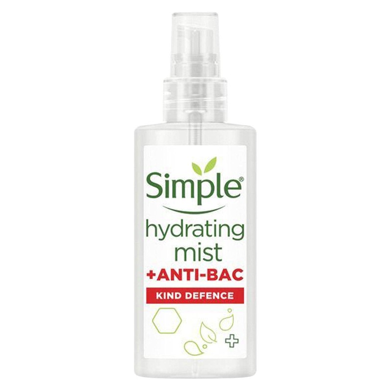 2 Pack of Simple Hydrating Mist + Anti-Bacterial Kind Defence