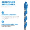 5PCS Tungsten Carbide Masonry Drill Bit Set with Carbide Tips,