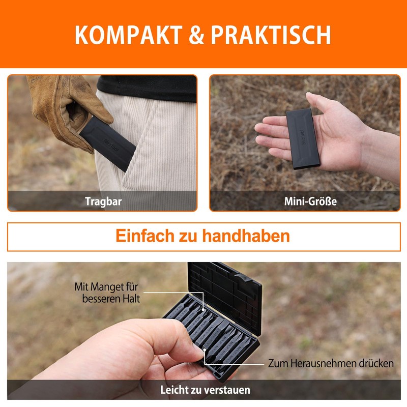 NexTool Bit Kit, 10 PCS Replacement Screwdriver Bits for Multitool–Durable