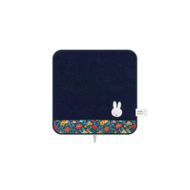 Miffy [Towel Pouch] Dotto Pouch, Basic/Liberty Fabric, Navy, BD Dick