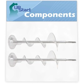 2-Pack WR17X11705 Refrigerator Dispenser Auger Replacement for General Electric GSH25JSDBSS Refrigerator - Compatible with WR17X11705 Ice Maker Auger - UpStart Components Brand