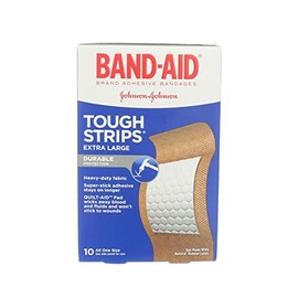 BAND-AID® Brand TOUGH STRIPS® Bandages XL, 10 Count