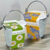 MIJOMA Mini Zinc Bucket Set with Flower Seeds - 2