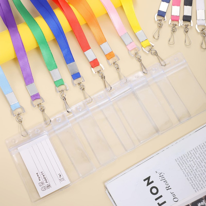 24 Pack Lanyards for ID Badges Cruise Lanyard for Ship