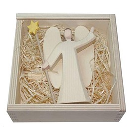 Ostheimer 66500 Angel Figurine with Star Mini with Gift Box