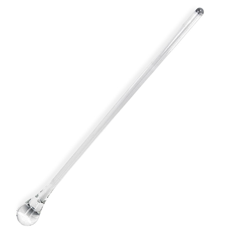 Homeroots 12" Mouth Blown Crystal Lead Free Martini Stirrer