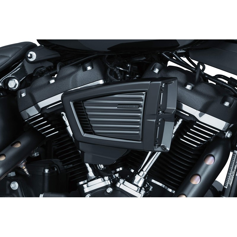 Kuryakyn 9363 Motorcycle Hypercharger Air Cleaner/Filter Component: Classic Faceplate for