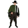 Historical Emporium Men's Western Drifter Poncho Green