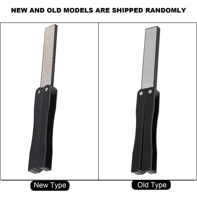 Double Sided Sharpener, Folding Pocket Knife Sharpening Stone Portable Garden