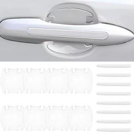 16Pcs Protector de Puertas Automovil, Protectores para Manija de Puerta de Coche Autoadhesivo Impermeable Antiarañazos Puerta Lateral Adecuado para AutomóViles, Todoterrenos