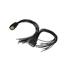 Motoforti 2 Pcs Halogen Headlight Wire Harness Connector Pigtail 68364272AA for Dodge Charger 2015 2016 2017 2018 Long-lasting