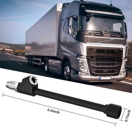 TSUGAMI Car Air Chuck, 1/4" FNPT 2 Way Connection Extended Vehicle Reach Dual Head Brass Air Chuck Set, Heavy Duty Straight Foot Automotive Accessories, Universal for Motorcycle Semi RV