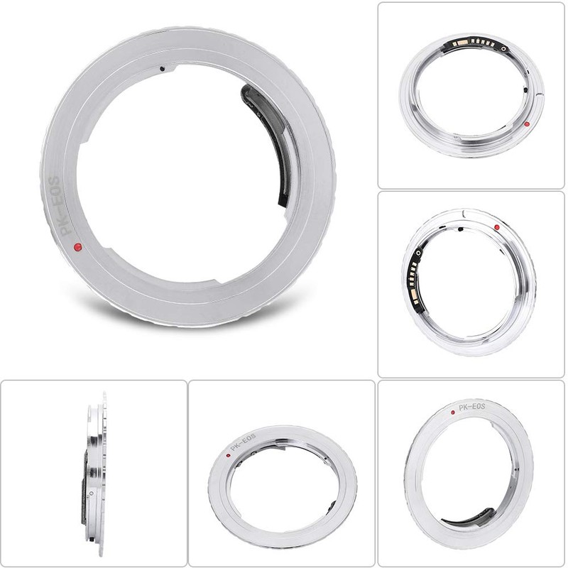 EBTOOLS PK Camera Lens Adapter with Electric for Pentax K