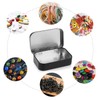 Vikrami lighting 3-Pack Tin Box Candy Key Earrings Coin Metal