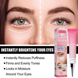 2PCS Instant Firm Augenstraffung, Sofortige Augenstraffungscreme, Instant Eye Tightening Cream, Removes Eye Bags Lifting Augencreme, Dark Circles and Wrinkles, Firming Skin Cream