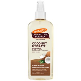 Palmers Coconut Oil Formula Body Oil - Aceite Corporal Hidratante Coco con Extracto de Café Verde, Absorción Instantánea, Aceite para Baño, Cuerpo y