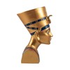 DRW Figure Bust Nefertiti Queen Egyptian Gold Resin Hand-Painted 12