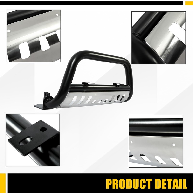 KUAFU 3'' Bull Bar Compatible with 1996-1998 Toyota 4Runner 1998-2004