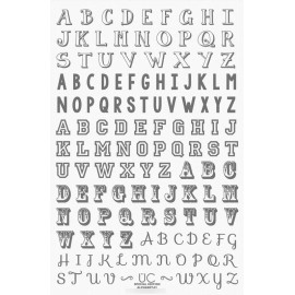 Uberchic Special Edition Alphabet 01 Placa Para Uñas