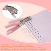 CheeMuii 3 Pieces Metal Handheld Paper Punch Single-Hole Tag Punch