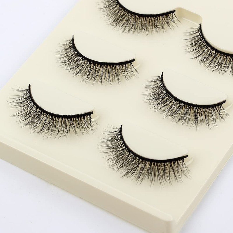 3 Pairs G3 Series False Mink Eyelashes Long Dense Natural