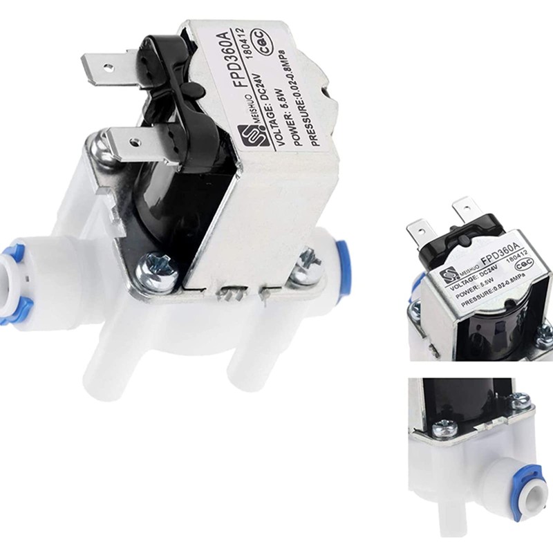 Electric Water Valve, Yetaha AC 24V DC Solenoid Valve, 1/4"