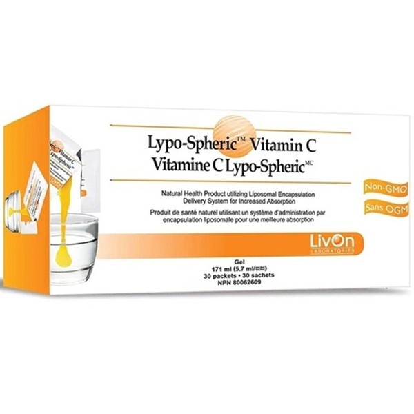 LivOn Laboratories Lypo-Spheric Vitamin C 30 Packs