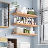 Goovilla Heavy Duty White Metal Wall Shelving Brackets, 12 Inch